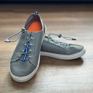 Sperry ABYSS WASHABLE Grey Sneakers Water Shoes Big Kid Unisex Boys Girls Size 5